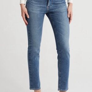 AG Adriano Goldschmied High Rise Blue Jeans Alexxis Slim Fit